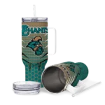 customized-coastal-carolina-chanticleers-hex-texture-green-curved-tumbler-best-selling.webp