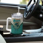 customized-coastal-carolina-chanticleers-hex-texture-green-curved-tumbler-best-selling.webp