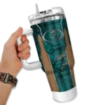 customized-coastal-carolina-chanticleers-hexagon-armor-green-curved-tumbler-best-selling.webp