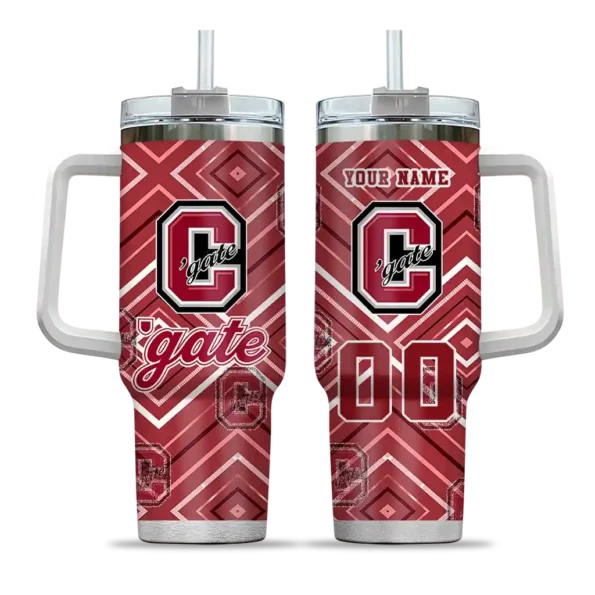 customized colgate raiders bold diamonds maroon curved tumbler best selling