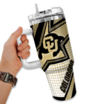 customized-colorado-buffaloes-arrow-burst-gold-curved-tumbler-best-selling.webp