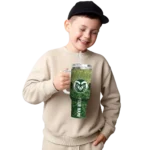 customized-colorado-state-rams-chevron-stripe-green-curved-tumbler-best-selling.webp