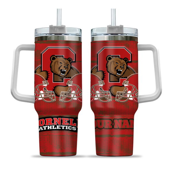 customized cornell big red honey streaks red curved tumbler best selling