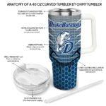 customized-drake-bulldogs-hex-texture-blue-curved-tumbler-best-selling.webp