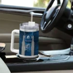 customized-drake-bulldogs-hexagon-armor-blue-curved-tumbler-best-selling.webp