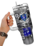 customized-duke-blue-devils-superman-shield-blue-gray-curved-tumbler-best-selling.webp