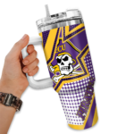 customized-east-carolina-pirates-arrow-burst-purple-curved-tumbler-best-selling.webp