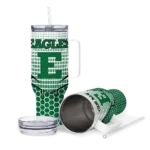 customized-eastern-michigan-eagles-hex-texture-green-curved-tumbler-best-selling.webp