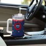 customized florida atlantic owls bullseye drips blue curved tumbler best selling.webp