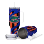 customized florida gators claw cut blue black curved tumbler best selling.webp