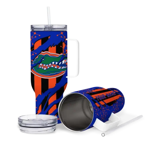 customized florida gators claw cut blue black curved tumbler high quality.webp