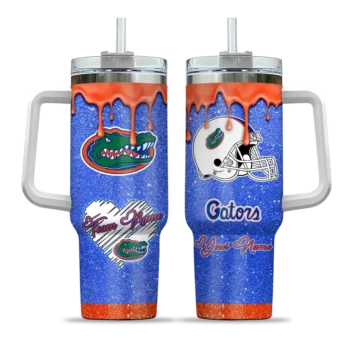 customized florida gators heart helmet motif blue curved tumbler best selling.webp