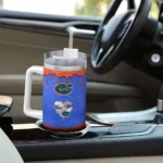 customized florida gators heart helmet motif blue curved tumbler best selling.webp