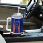 customized florida gators hexagon armor blue curved tumbler best selling.webp