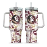 customized florida state seminoles camo mashup garnet white curved tumbler best selling.webp