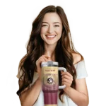 customized florida state seminoles gradient dots garnet curved tumbler best selling.webp