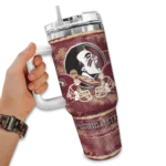 customized florida state seminoles honey streaks garnet curved tumbler best selling.webp