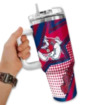customized fresno state bulldogs arrow burst red curved tumbler best selling.webp