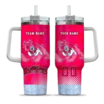 customized fresno state bulldogs geometric prism red curved tumbler best selling.webp
