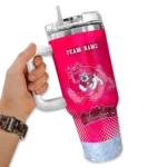 customized fresno state bulldogs geometric prism red curved tumbler best selling.webp