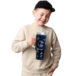 customized georgetown hoyas claw cut blue black curved tumbler best selling.webp