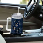 customized georgetown hoyas claw cut blue black curved tumbler best selling.webp