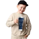 customized georgetown hoyas hexagon armor blue curved tumbler best selling.webp