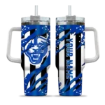 customized georgia state panthers claw cut blue black curved tumbler best selling.webp