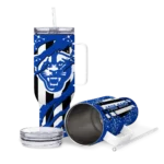 customized georgia state panthers claw cut blue black curved tumbler best selling.webp
