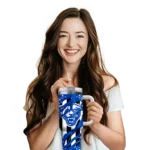 customized georgia state panthers claw cut blue black curved tumbler best selling.webp