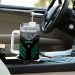 customized hawaii rainbow warriors arrow armor green black curved tumbler best selling.webp