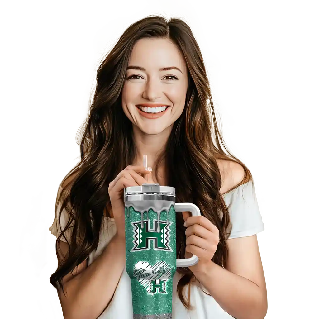 customized hawaii rainbow warriors heart helmet motif green curved tumbler premium grade.webp customized hawaii rainbow warriors heart helmet motif green curved tumbler premium grade.webp