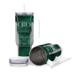 customized hawaii rainbow warriors hexagon armor green curved tumbler best selling.webp