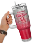 customized houston cougars gradient dots red curved tumbler best selling.webp