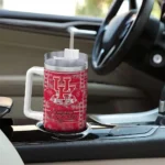 customized houston cougars honey streaks red curved tumbler best selling.webp
