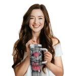customized houston cougars superman shield red gray curved tumbler best selling.webp