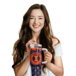 customized illinois fighting illini bullseye drips blue curved tumbler best selling.webp