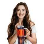 customized illinois fighting illini chevron layers blue curved tumbler best selling.webp