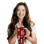 customized indiana hoosiers claw cut red black curved tumbler best selling.webp