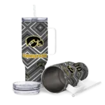 customized iowa hawkeyes bold diamonds black curved tumbler best selling.webp