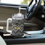 customized iowa hawkeyes bold diamonds black curved tumbler best selling.webp
