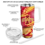 customized iowa state cyclones abstract paths red curved tumbler best selling.webp