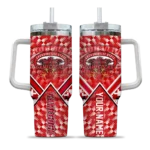 customized jacksonville state gamecocks chevron angle red curved tumbler best selling.webp