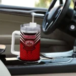 customized jacksonville state gamecocks hex texture red curved tumbler best selling.webp