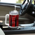 customized jacksonville state gamecocks hexagon armor red curved tumbler best selling.webp