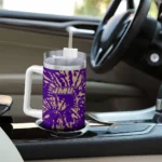 customized james madison dukes burst swirl purple curved tumbler best selling.webp