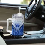 customized kentucky wildcats hex texture blue curved tumbler best selling.webp