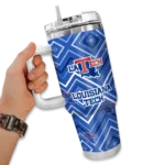 customized la tech bold diamonds blue curved tumbler best selling.webp