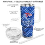 customized la tech bold diamonds blue curved tumbler best selling.webp
