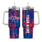 customized la tech burst swirl blue curved tumbler best selling.webp